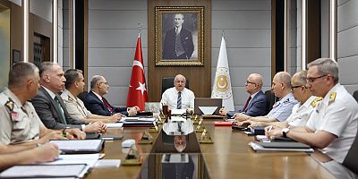 Bakan Yaşar Güler başkanlığında  telekonferans toplantısı gerçekleştirildi
