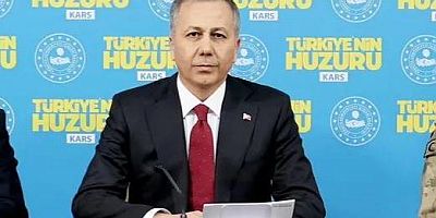 Bakan Yerlikaya: 