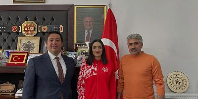 Balkan Şampiyonası Öncesi Milli Atlet Tuğba Toptaş’tan Ziyaret