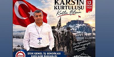 Başkan Ahmet Altunbey’den Kars’ın Kurtuluş Yıl Dönümü Mesajı