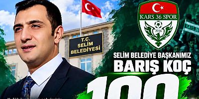 Başkan Barış Koç’tan Kars 36 Spor’a 100 Biletlik Destek