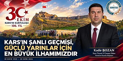 Başkan Bozan: “Kars'ın Şanlı geçmişi, güçlü yarınlar için en büyük ilhamımızdır