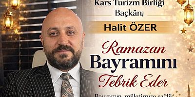 Başkan Halit Özer'in Ramazan Bayramı mesajı