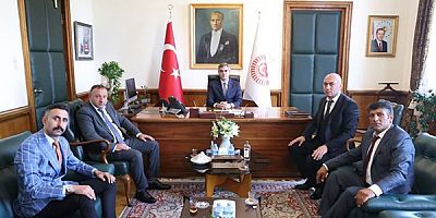 Başkan Özcan Müçük'ten TBMM Genel Sekreteri Talip Uzun'a ziyaret 