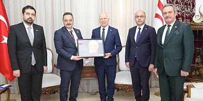 TİMBİR heyeti KKTC’de; Cumhurbaşkanı Vekili, Meclis Başkanına ziyaret
