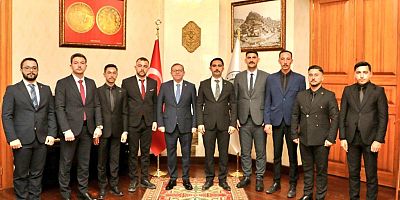 Başkan Yıldırım'dan Vali Polat ve MHP il Başkanına ziyaret