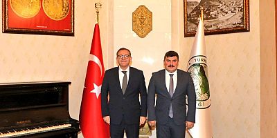 Baskil Kaymakamı Çıkrık'tan Kars Valisi Ziya Polat'a ziyaret