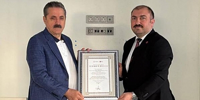 Bursa Vakıflar Bölge Müdürü Haluk Yıldız’dan Faruk Çelik’e Ziyaret