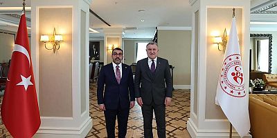 Çalkın’dan Spor Bakanı Osman Aşkın Bak’a Kars Ziyareti