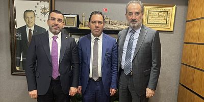 Kars Cumhur ittifakı adayı Senger'den Milletvekili Çalkın'a ziyaret