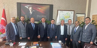 Cumhur ittifakından Fuat Arslan'a 'hayırlı olsun' ziyareti