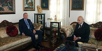 Cumhurbaşkanı Erdoğan ve MHP Lideri Bahçeli bir araya geldi!