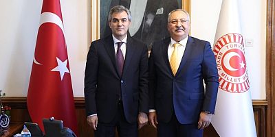 Cumhurbaşkanlığı İdari İşler Başkanı Metin Kıratlı'dan Talip Uzun'a 'Hayırlı Olsun' ziyareti