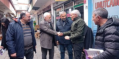 DEM PARTİ EŞ BAŞKANLARI KENTTE İLGİYLE KARŞILANIYOR