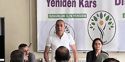 DEM Parti Kars İl Örgütü’nde Halk Toplantısı Gerçekleştirildi