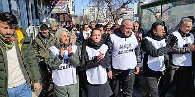 DEM Parti Kars’ta 'Özgürlük Yürüyüşü’ adı altında yürüyüş düzenlendi.