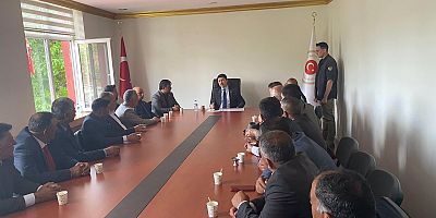 Digor İlçesi Muhtarlarından Kaymakam Kahraman’a Hayırlı Olsun Ziyareti