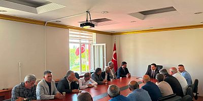 Digor Kaymakamı Zengin, Köy Muhtarlarını Ağırladı