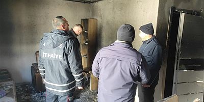 Doğal gaz patlamasında 14 daire hasar gördü