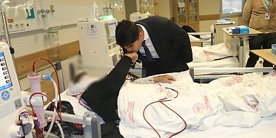 Dr. Aydın, Organ Bağışı Haftasında Hastalara Ziyaret gerçekleştirdi