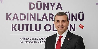 Dr. Erdoğan Yıldırım’dan 8 Mart Dünya Kadınlar Günü Mesajı