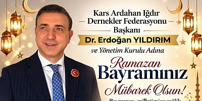 Dr.Erdoğan Yıldırım'ın Ramazan Bayramı mesajı
