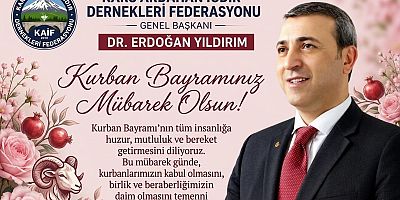 Dr. Erdoğan Yıldırım:  ​“Kurban, Paylaşma ve Dayanışma İbadetidir”