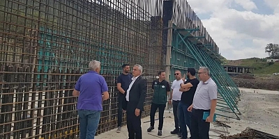 DSİ Bölge Müdürü Kotan, Atıksu Toplama Tesisi'nde incelemeler yaptı