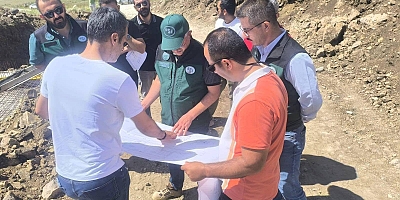 DSİ Bölge Müdürü Kotan, sulama projelerini yerinde inceledi