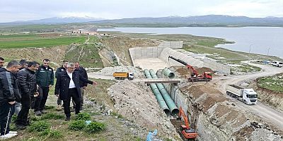 DSİ Heyetinden Baraj Sulama Hattına Yakın Markaj!