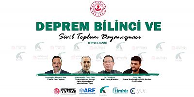 Elazığ’da Deprem Bilinci ve Sivil Toplum Dayanışması Paneli