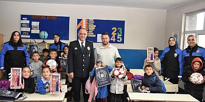 Emniyet Müdürü Saka, Ataköy İlkokulunu ziyaret etti