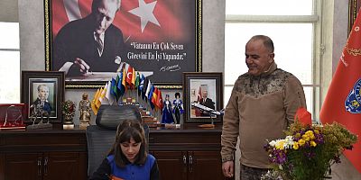 Emniyet Müdürü Saka, makam koltuğunu Erva Büyük'e devretti