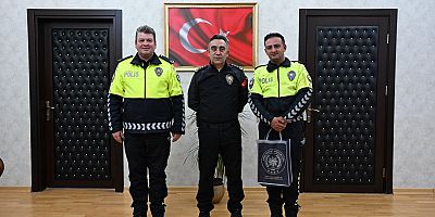 Emniyet Müdürü Tombul, Başarılı Polis Memurunu ödüllendirdi
