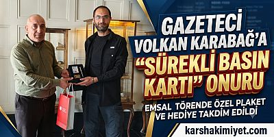 Gazeteci Volkan Karabağ'a 