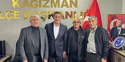 Gökhan Türkeş Öngel’den Kağızman İlçe Teşkilatına Ziyaret