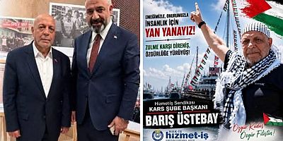Hizmet-İş Sendikası Kars Şube Başkanı Barış Üstebay'dan sert tepki