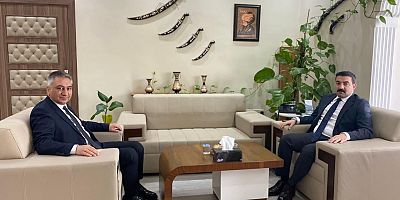 İl Defterdarı Polat’tan Arpaçay Kaymakamı Akköz’e Ziyaret