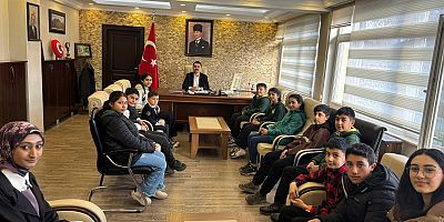İncesu Köyü Öğrencilerinden Kaymakam Tutal’a Anlamlı Ziyaret