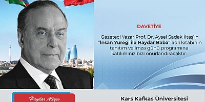 “İnsan Yüreği ile Haydar Baba” adlı kitabın tanıtımı yapılacak