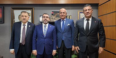 İş Dünyasından Kars Milletvekili Adem Çalkın'a TBMM Ziyareti