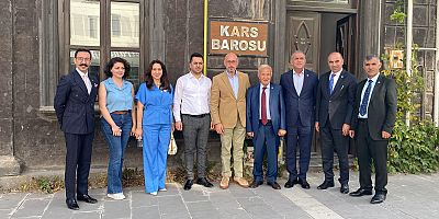 İYİ Parti Heyetinden Kars Baro Başkanı Av. Nejat Yağcı’ya Ziyaret