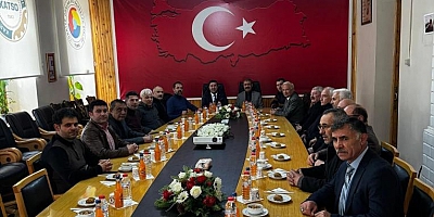 İYİ Parti Kars Belediye Başkan Adayı Metin Özad'dan KATSO'ya ziyaret