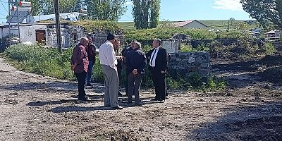 İYİ Parti Kars Teşkilatı Mezra Köyünde İncelemelerde Bulundu