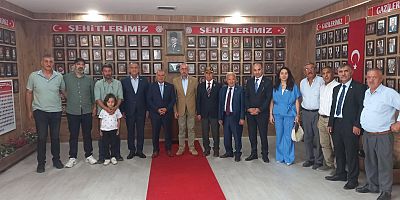 İYİ Parti Teşkilatı Kars’ta Şehit ve Gazi Derneklerini Ziyaret Etti