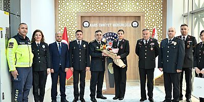 Jandarmadan Polis Haftası'nda anlamlı ziyaret