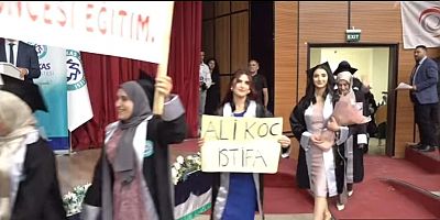 KAÜ Mezuniyet Töreninde 