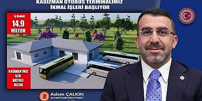 Kağızman Otobüs Terminali’nin İkmal İşleri Başlıyor
