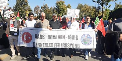 KAI-FED Filistin’e destek yürüyüşünde