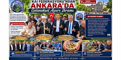 KAI Federasyonu'ndan Ankara'da Geleneksel Aşure İkramı